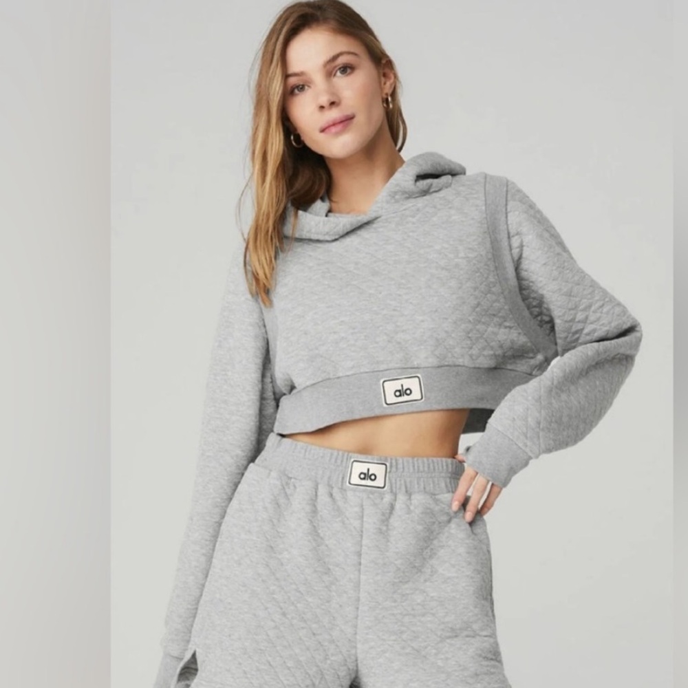 ALO Yoga Quilted Boxer Hoodie